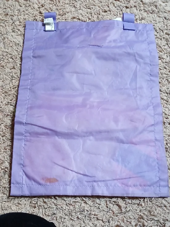 Easter Bunny Welcome Garden Flag - Pink, Purple, Yellow - Picture 2 of 5